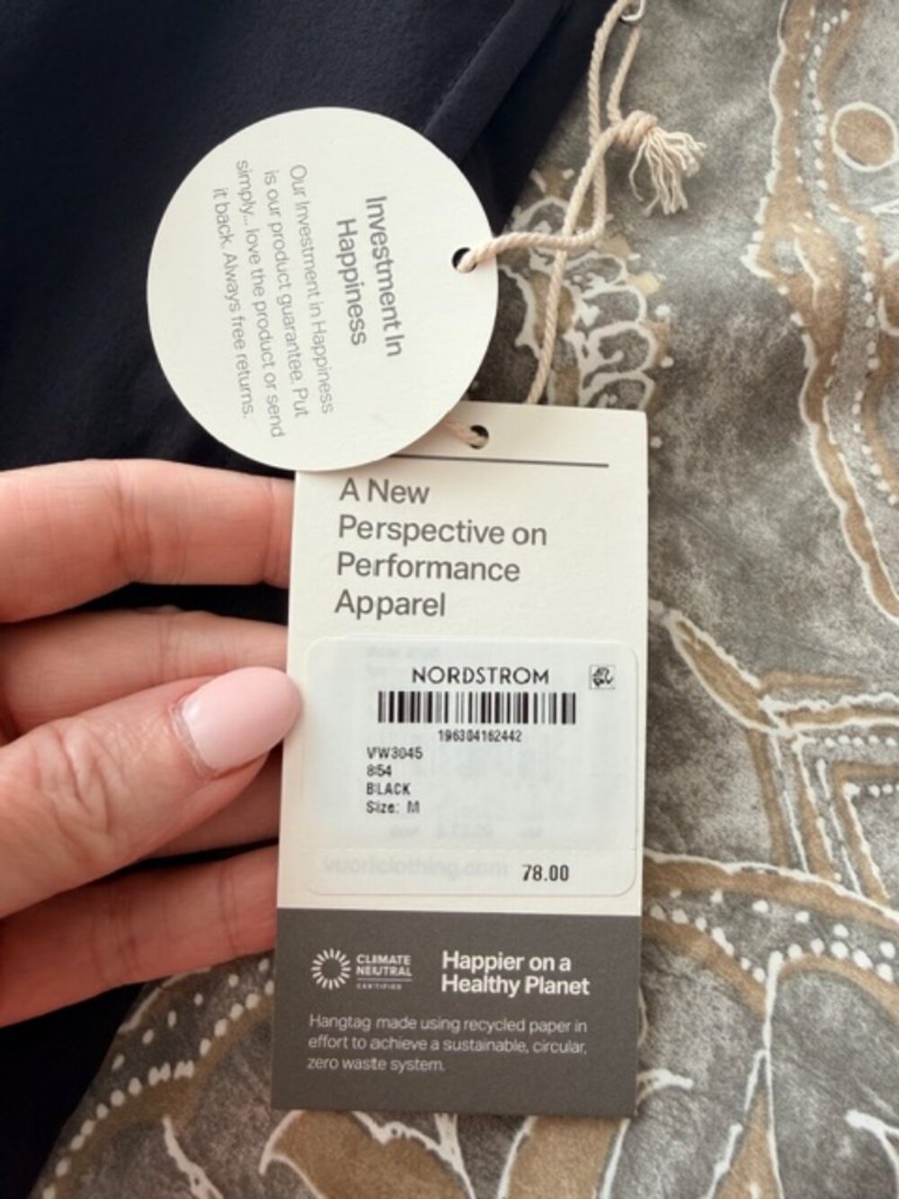 Vuori Black Solar Shorts/ NWT/ MED - Picture 8 of 8